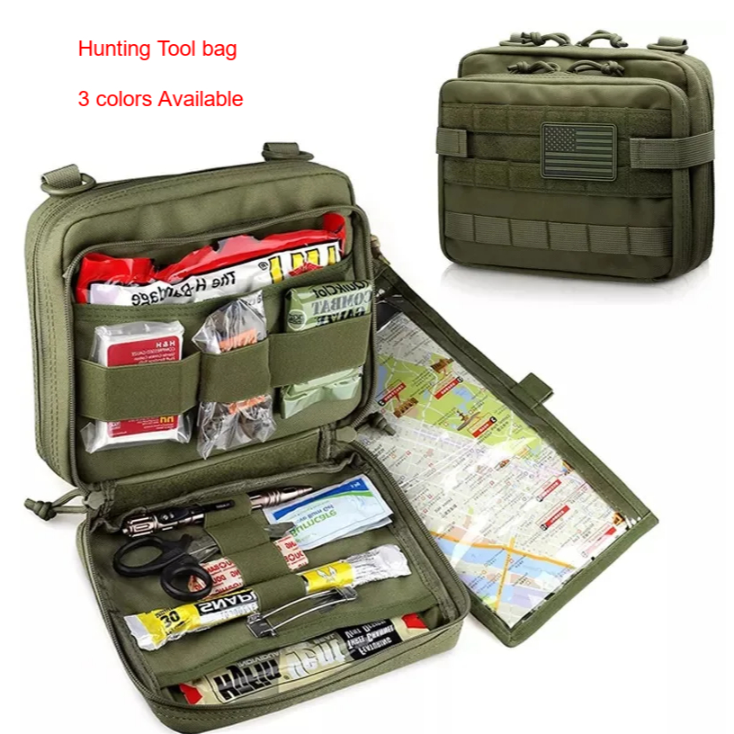 Tactical Men's waist Pouch Molle Utility Tool Pouche EDC EMT Modular