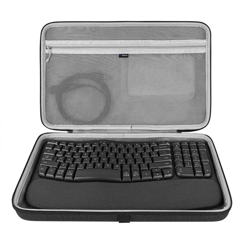 Geekria Keyboard Carrying Case, Hard Shell Travel Carrying Keyboard