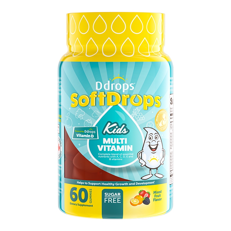 Ddrops Softdrops Kids Gummy. Vitamin Kids Gummies, Multivitamins / Zinc ...