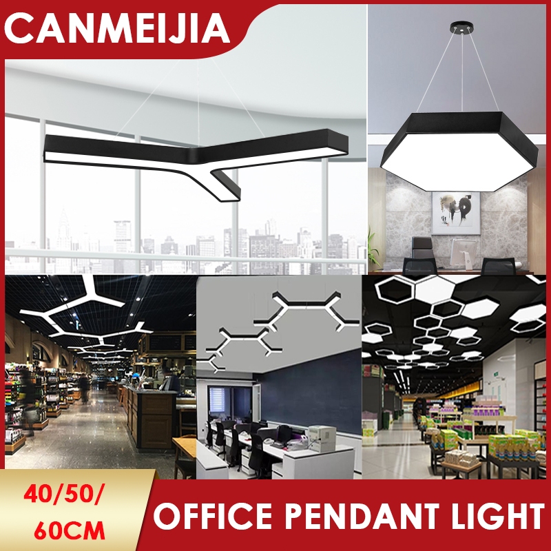 Office Light Pendant Lamp Led Ceiling Lights Linear Panjang Siling ...