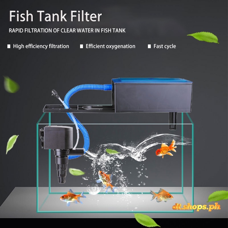 Top Filter for Aquarium 3 in 1 Power Head Pump Air Oxygen Aerator ...