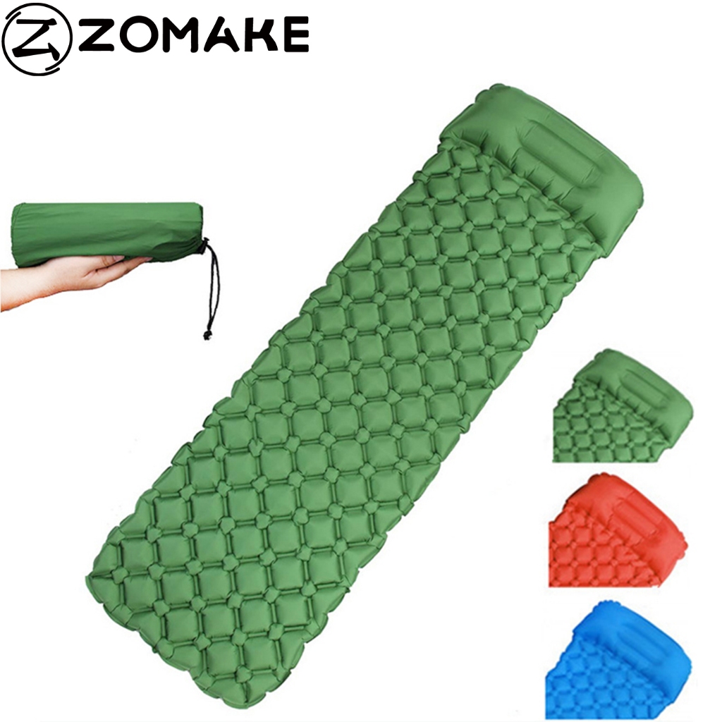Zomake Ultralight Sleeping Pad Portable Camping Mat Inflatable Air
