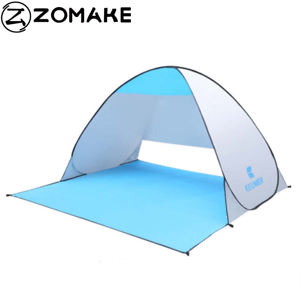 ZOMAKE 2 Seconds Automatic Tent Pop Up Packable Beach Tent Outdoors Hiking Automatic Waterproof