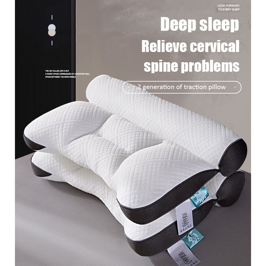 Japanese antitraction pillow repair cervical spine correction pillow Home protection cervical