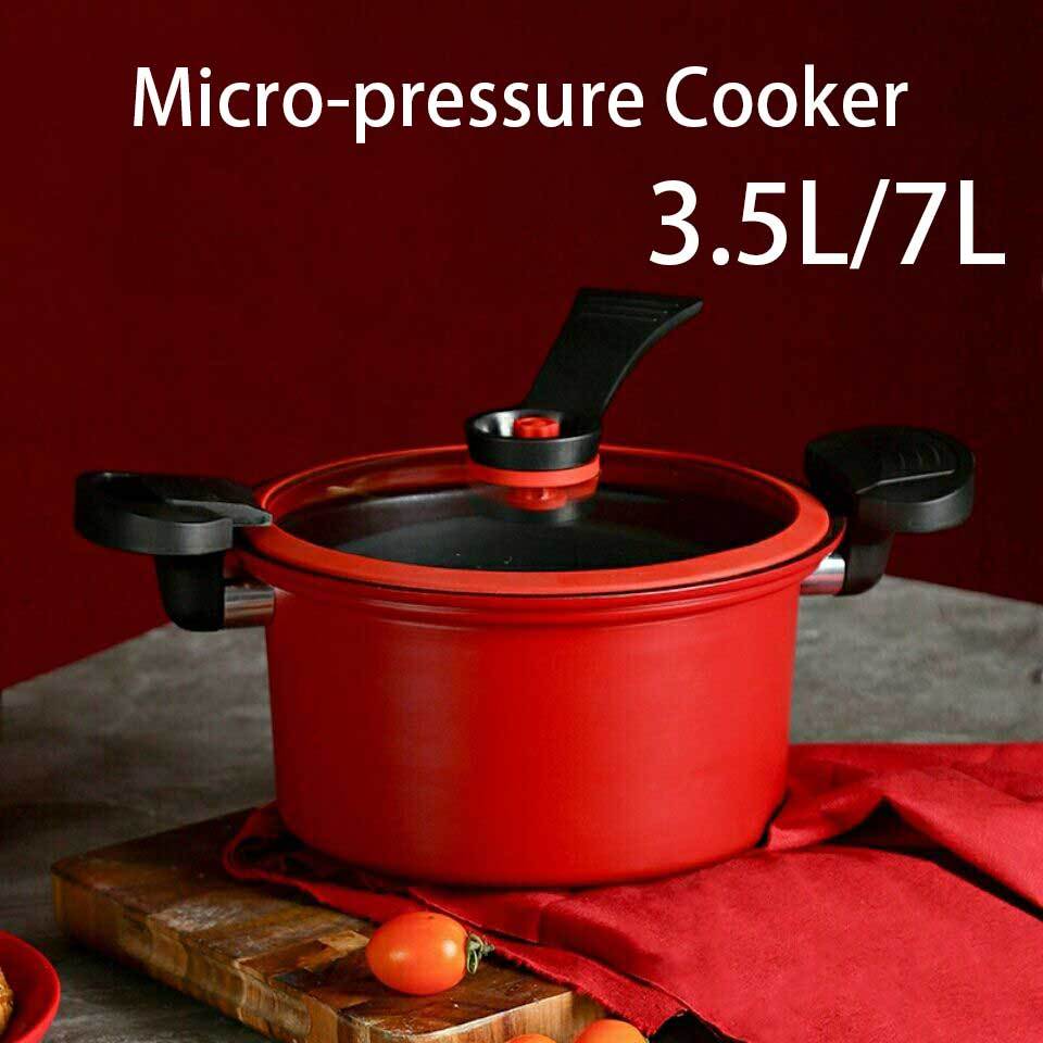 【清货价】Micro Pressure Cooker NonStick Soup Pot Stew Pot Multi Cooker Soup Pot Nonstick Pan
