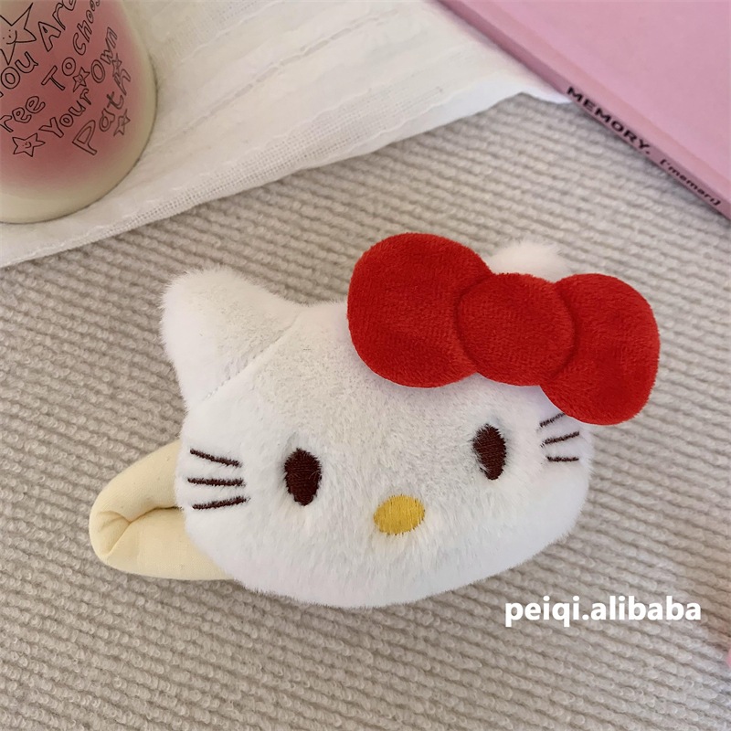 【Magpie】Cute cartoon hair hoop Sanrio Melody cinnamon dog washing face ...