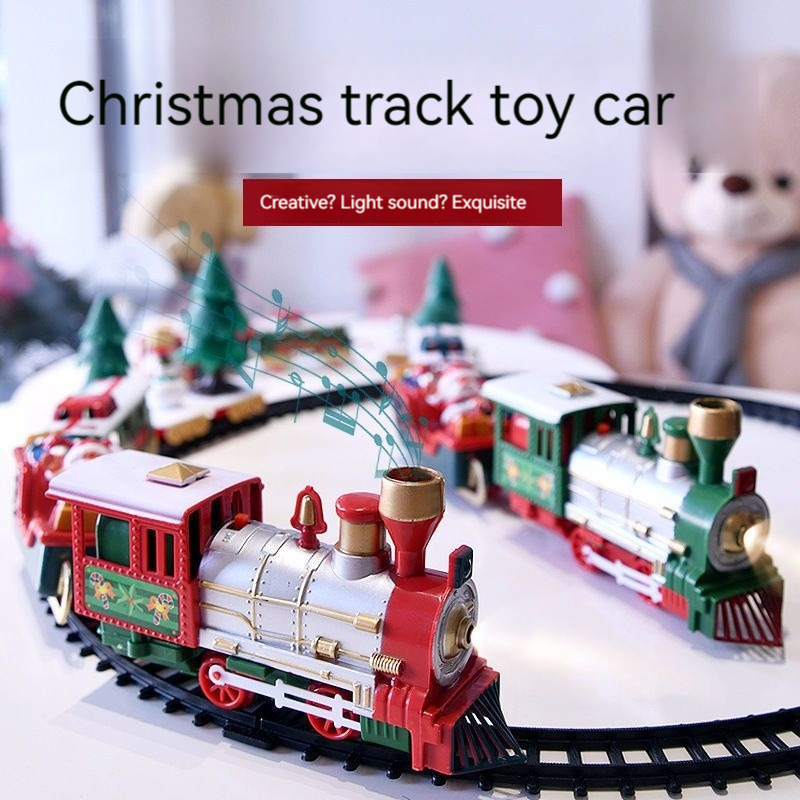 [Ready Stock] 聖誕火車 train christmas tree train toys electric set ...