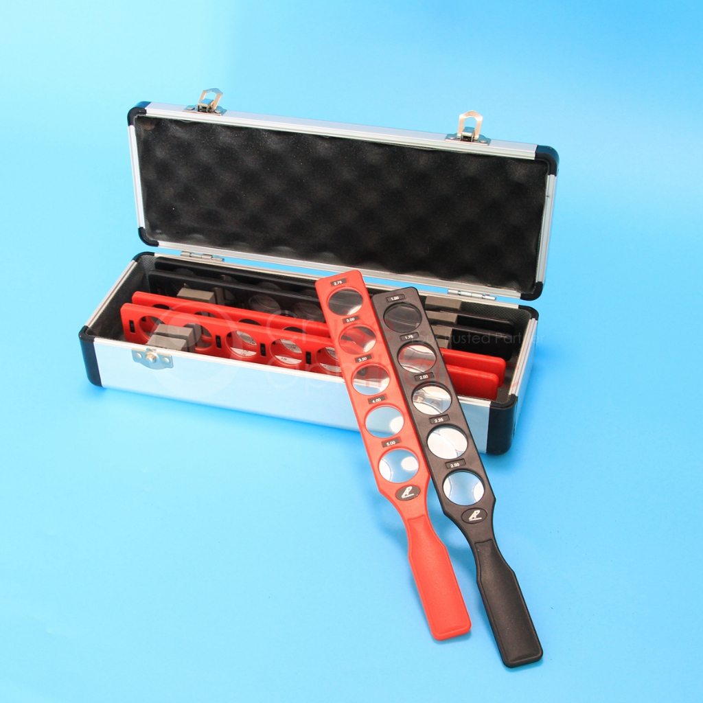 Optometric Retinoscopy RS6R30 Rack Set 6 Row 30 DS Sphere Lenses