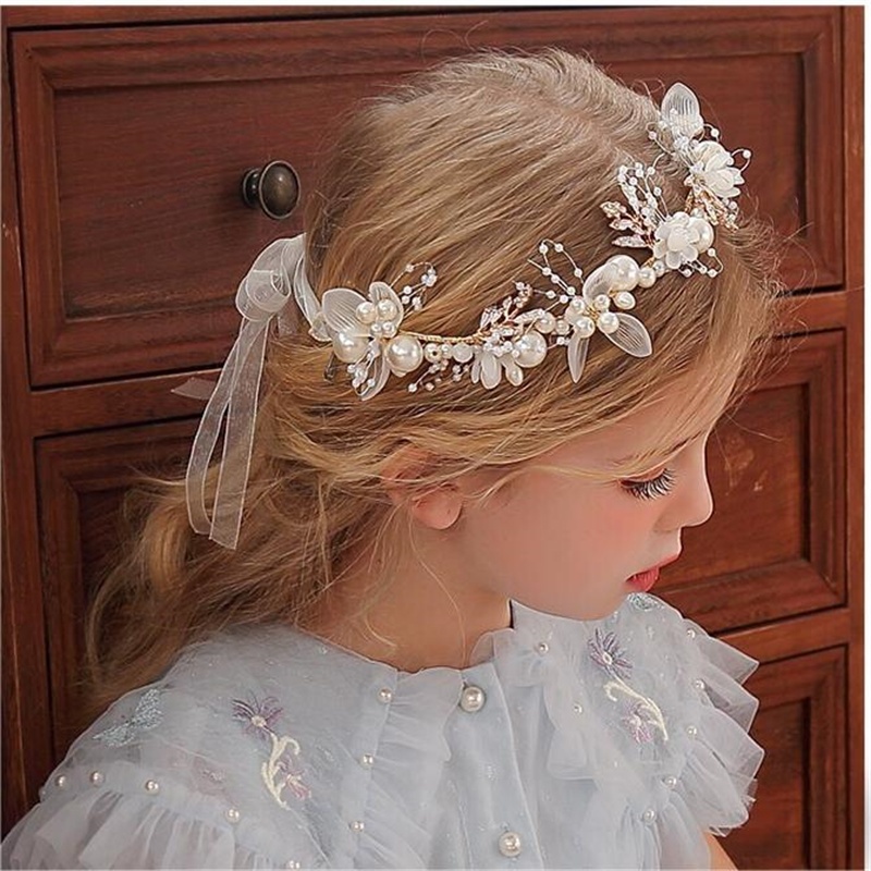 Bridal deals garland headpiece