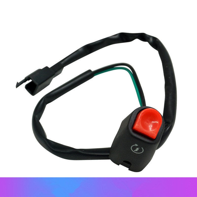 Motorcycle modified switch handlebar faucet with start ignition selfresetting switch offroad
