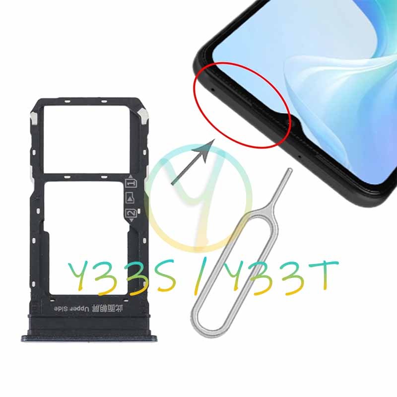 SIM Card Tray For VIVO Y33S Y33T 5G Y33E SIM Card Connector Socket Tray ...