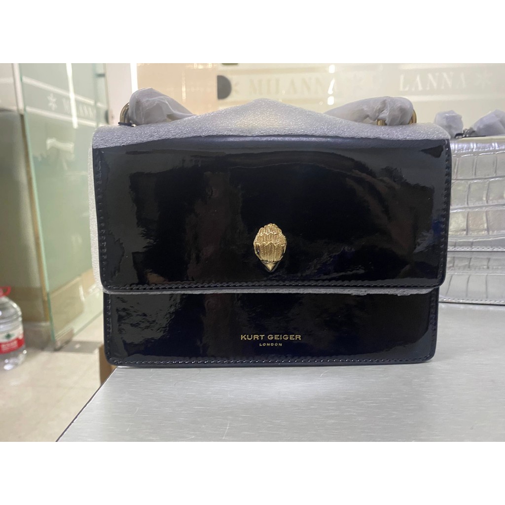 Kurt Geiger Bag Original Eagle Head Metal Genuine Leather Chain Bag