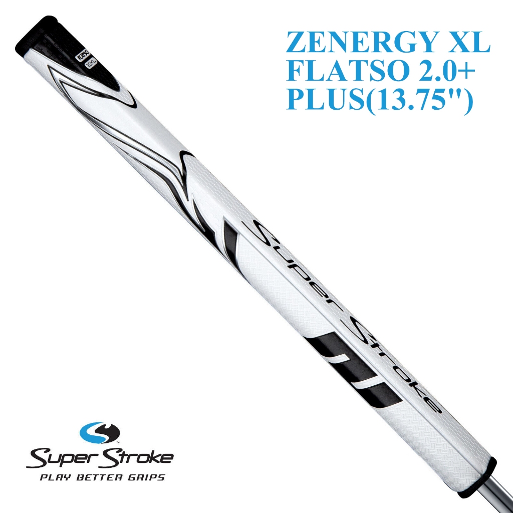 NEW Super Stroke Zenergy FLATSO XL+ 2.0 Putter Grip (13.75