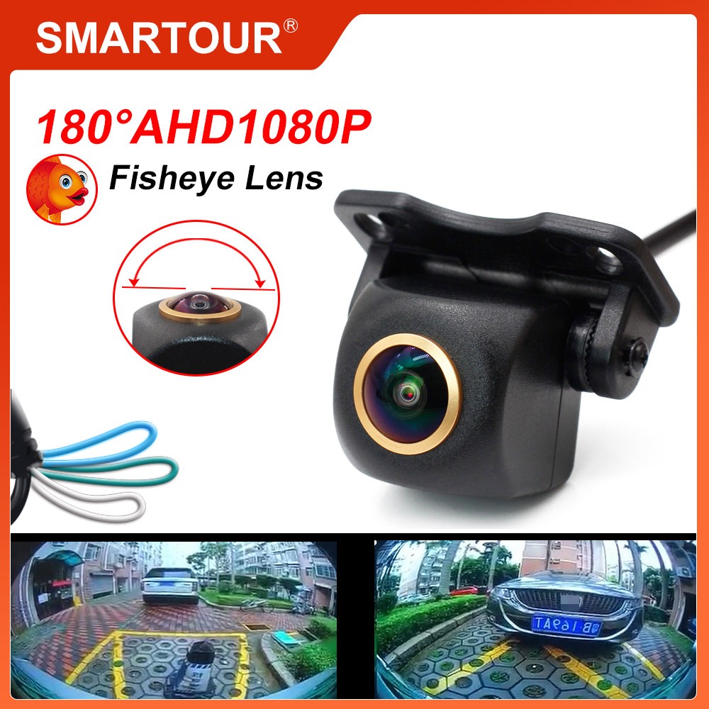 Smartour 4K AHD 1920*1080P Fisheye Lens Vehicle Car Front Rear View ...
