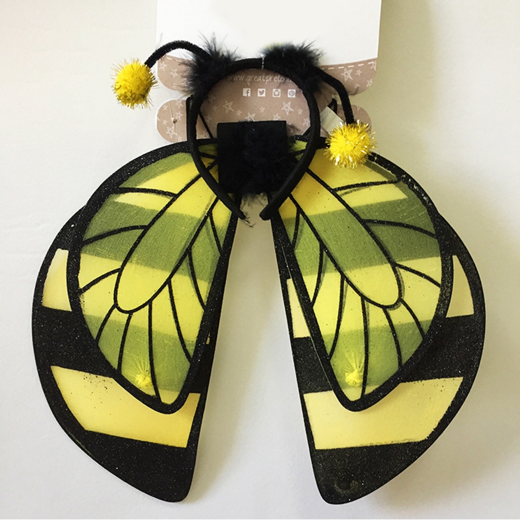 [DilidilidaMY] Bee Wing for Kids Costumes Accessory for Stage ...