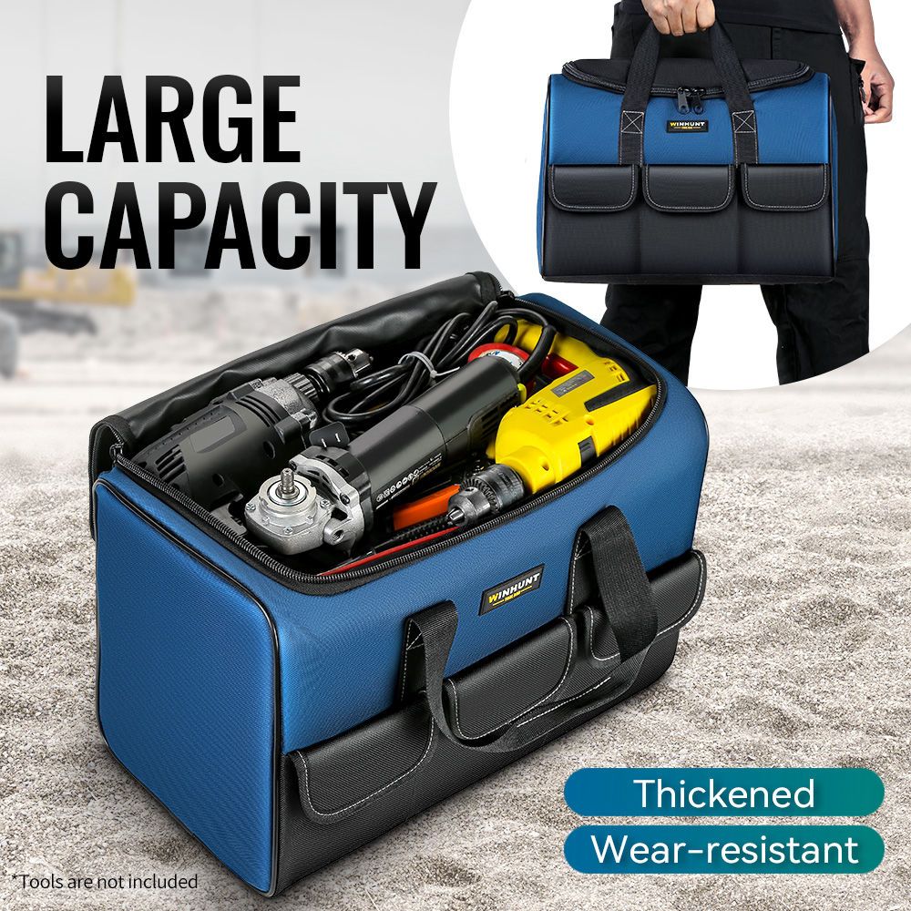 Winhunt Square Tool Bag Waterproof Multi Pockets Tool Organizer Tool