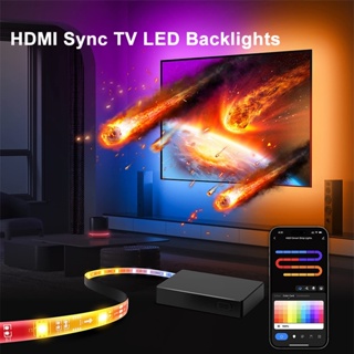 WiFi Ambient Lighting TV Backlight4K HDMI Sync Box LED Light Strip – MOES