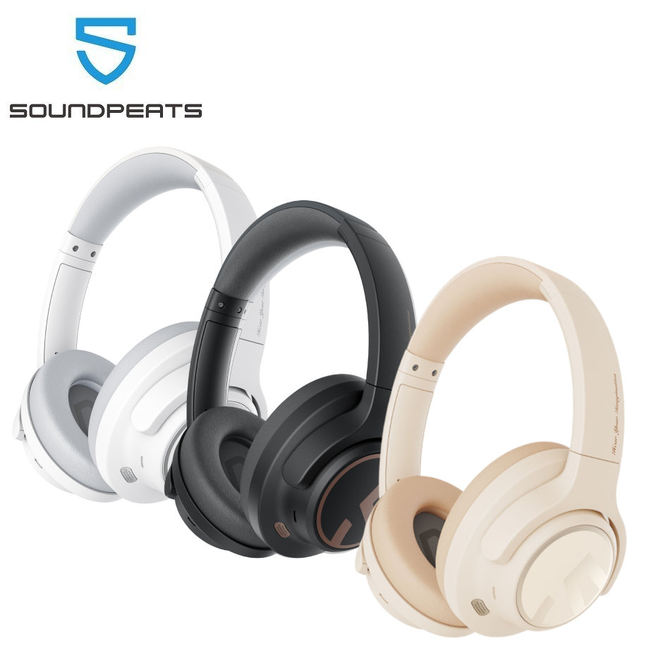 SoundPEATS Space Bluetooth 5.3 Headphones Hybrid Active Noise