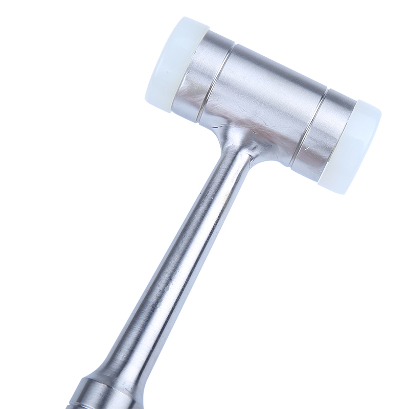 New 1pc Dental Bone Hammer Stainless Steel Doubleheaded Nylon Handle Autoclave Teeth Surgical