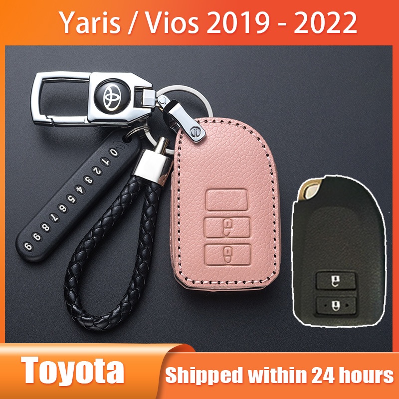 Sarung Kunci For Al -New Toyota Vios Yaris 2019 - 2022 Remote Key Cover ...