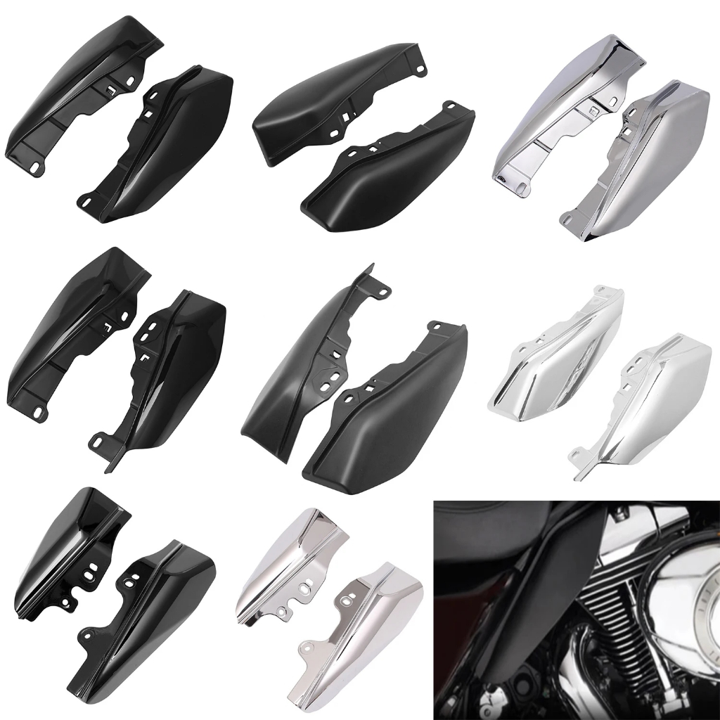 Motorcycle Mid-Frame Air Deflector Under Seat Engine For Harley Touring ...