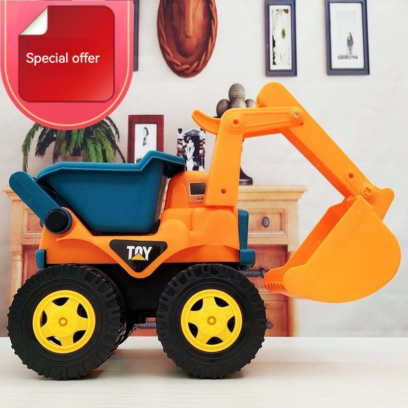 [Ready Stock] mainan excavator dump truck toy excavator toy backhoe toy