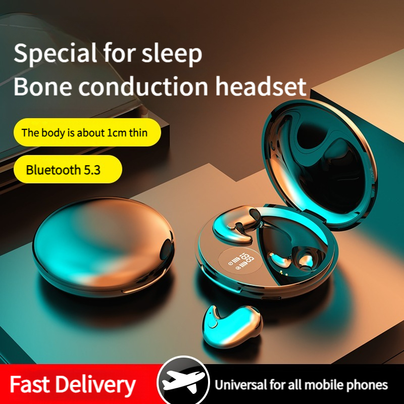 TZUZL Invisible Sleep Wireless Earphone TWS Bluetooth 5.3 Headphones ...