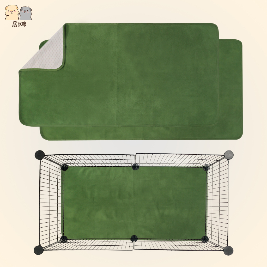 Gallery Detail: Jumi居咪 Guinea Pig Bedding Fleece Cage Liner 35Cm X70Cm 70Cmx105Cm