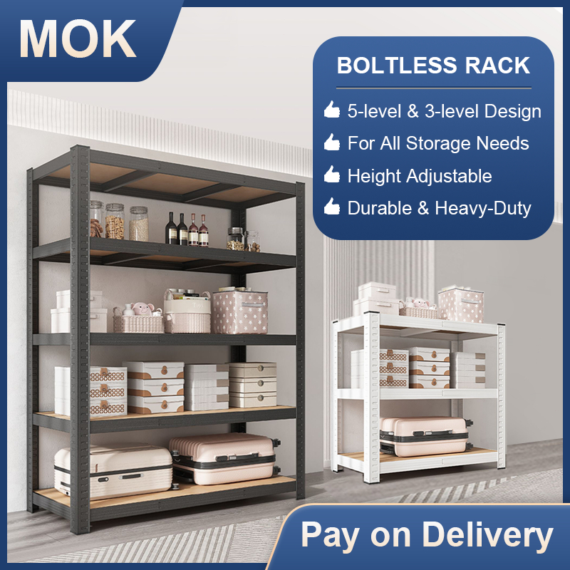 MOK 210*120*40CM Rak Besi Bertingkat Metal Rack Shelf High Load-Bearing ...
