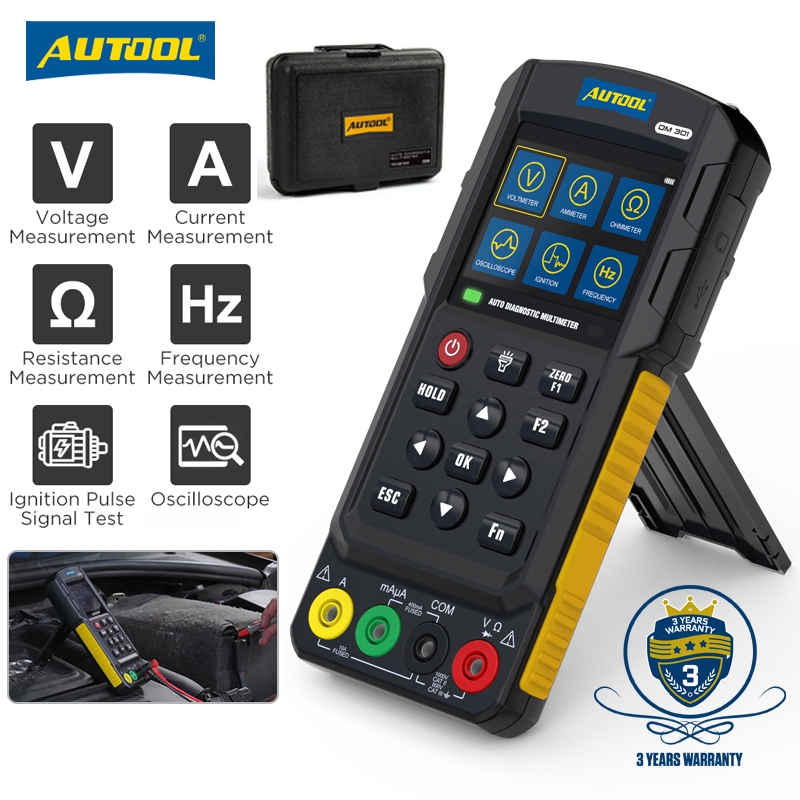 AUTOOL DM301 Automotive Diagnostic Multimeter Digital Multimeter DC/AC
