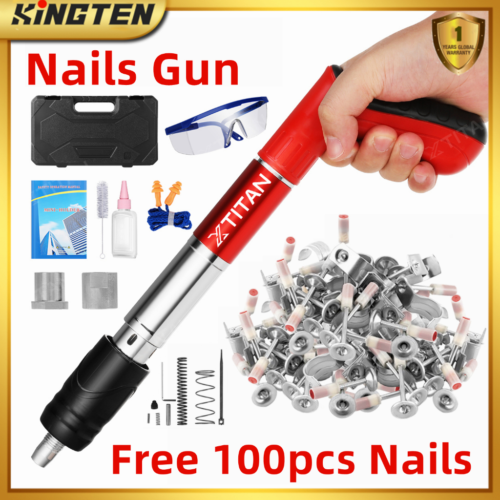 【NEW】7.3mm XTITAN Mini Manual Nail Gun Steel Rivet Gun Paku Tembak