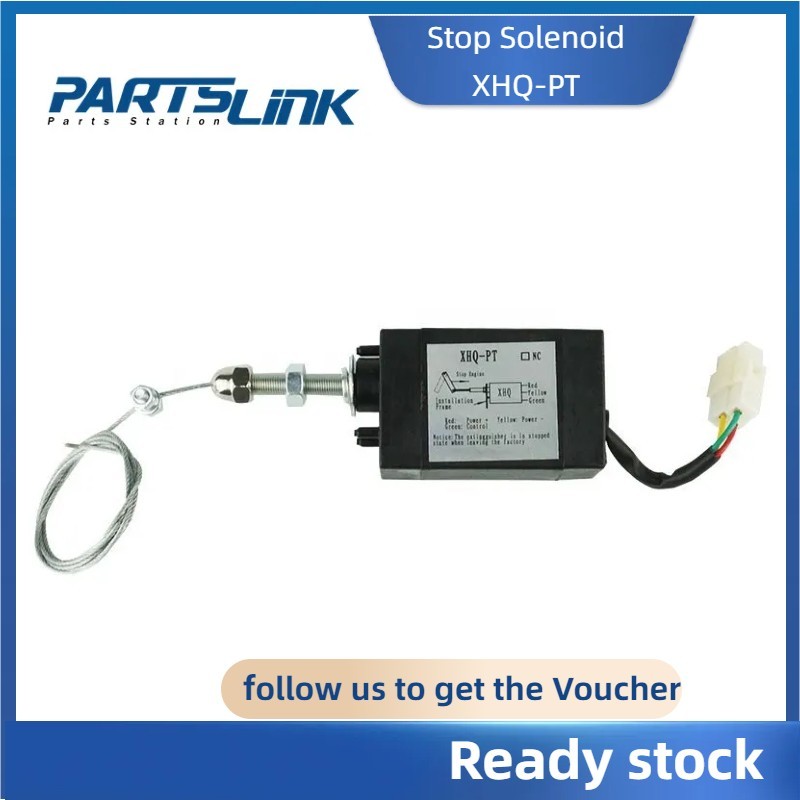 【Ready stock】XHQ-PT 12/24V Power Off pull Type Stop Solenoid Used for ...