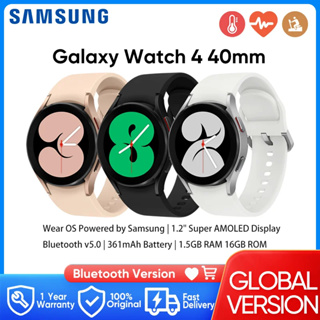 SAMSUNG Galaxy Watch 4 40mm Smartwatch with ECG Monitor Tracker for Health,  Fitness, Running, Sleep Cycles, GPS Fall Detection, Bluetooth, US Version