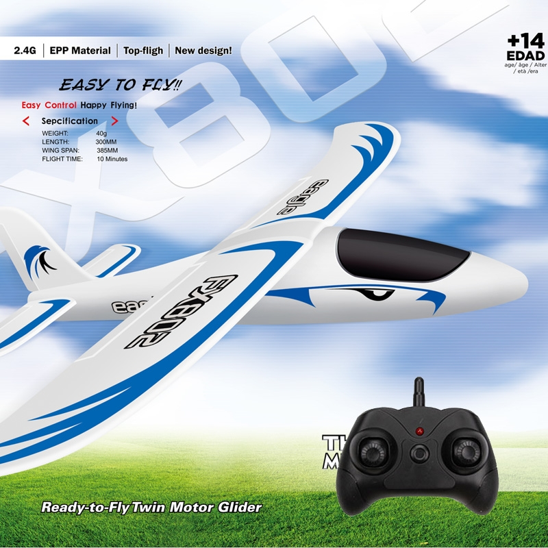 Amiqi Fx802 2.4G 2Ch Electric Aeroplan Remote Control Fighter Plane