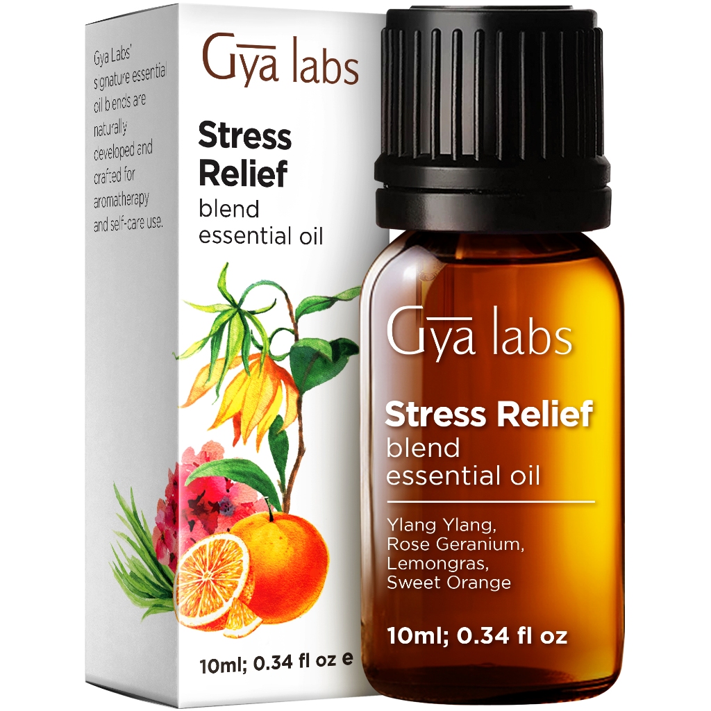 Gya Labs Stress Relief Essential Oils for Diffuser Essential Oils for