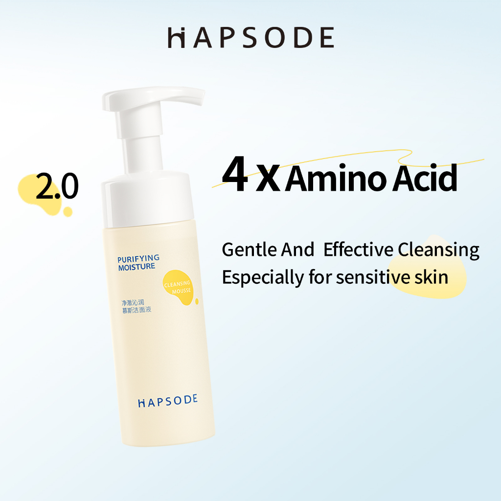 HAPSODE Amino Acid Moisture Mousse Cleansing Foam Mild Sensitive ...