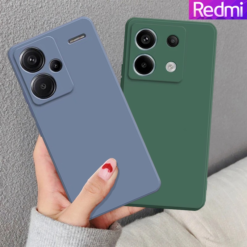 Compatible with Redmi Note 13 Pro Plus Case Silicone Liquid Dark Green,  Soft Smooth Touch Xiaomi Redmi Note 13 Pro Plus Phone Case Silicone  Shockproof