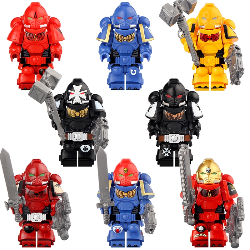 Block Toys Warhammer 40K Blood Angels Ultramarines Mini Toy Figure ...