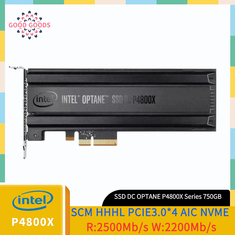 Intel Optane SSD DC P4800X Series 375 GB 750GB SCM PCIE3.0*4 NVME ...