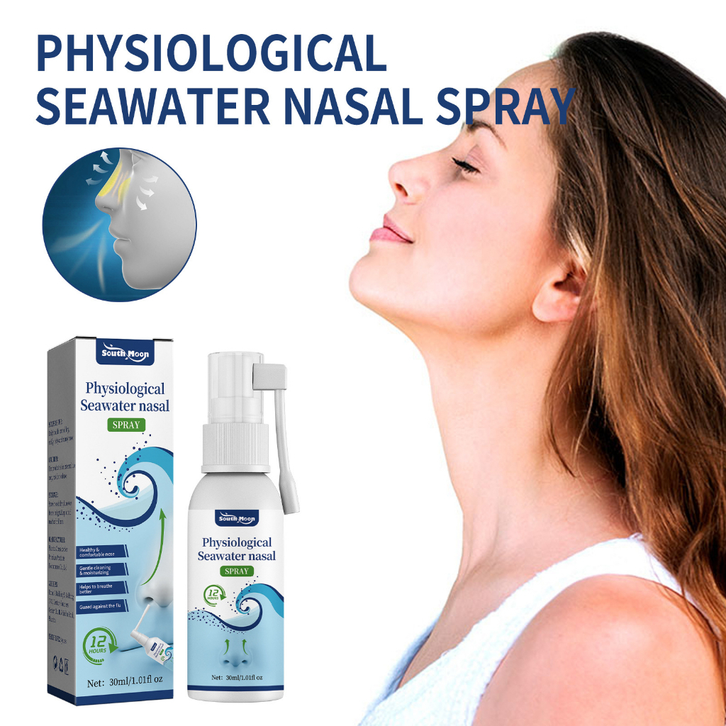 Physiological Seawater Nasal Spray Harmless Nose Ventilation Spray Fast