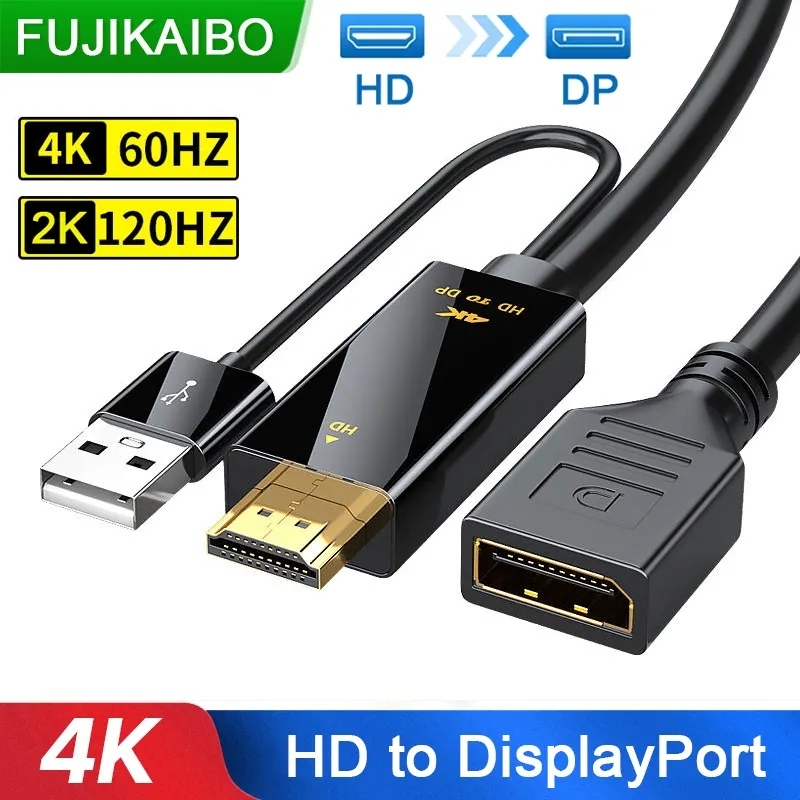 HDMI to DisplayPort Adapter, HDMI 4K60Hz - HDMI & DVI Display