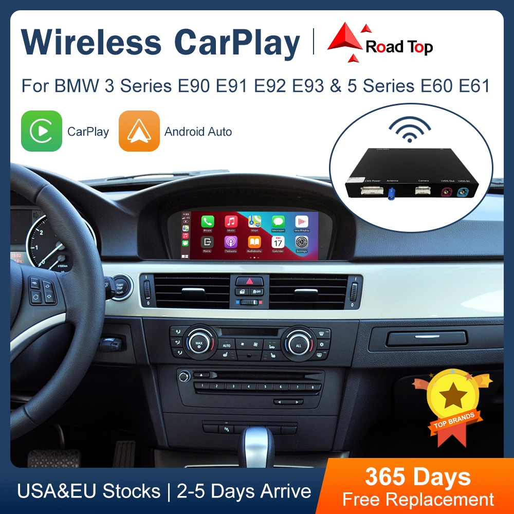 Wireless CarPlay for BMW 3 Series E90 E91 E92 E93 5 Series E60 E61 CIC