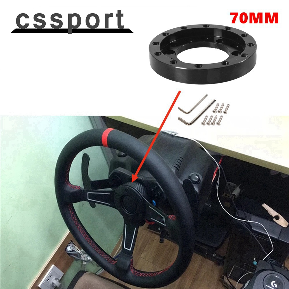 Steering Wheels Modification Set 70MM Steering Wheel Racing Game Plate DIY  Parts 24 Hole Adapter For Logitech G25 G27 | Shopee Malaysia