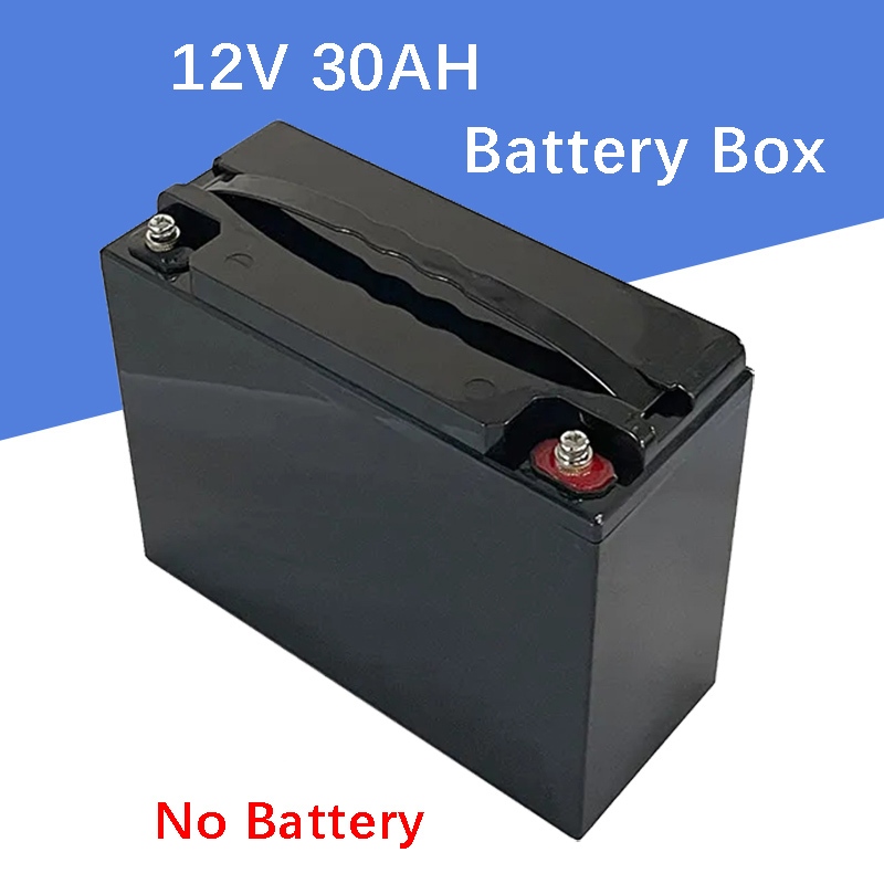 12V 30AH Battery Box with handle empty battery case for 18650 32650