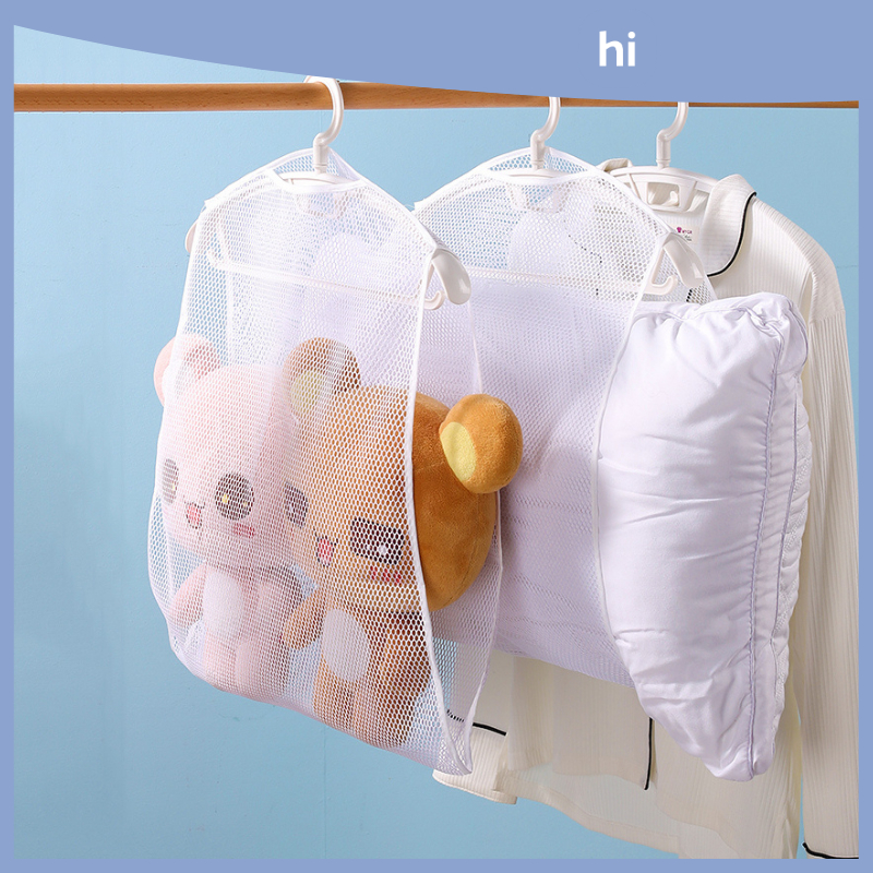 Hi Homes Pillow Drying Net Windproof Pillows Drying Nets Balconies Shoe ...