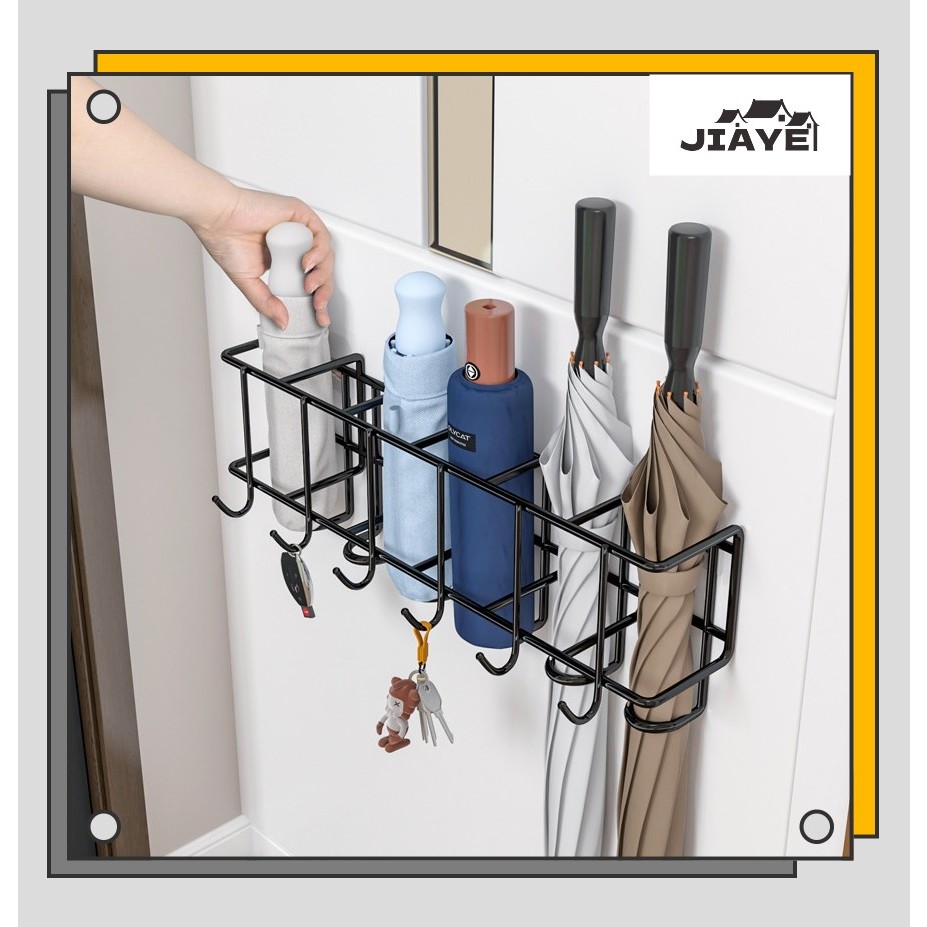 JiaYe--Ready stock Umbrella storage rack Home door hook umbrella rack ...