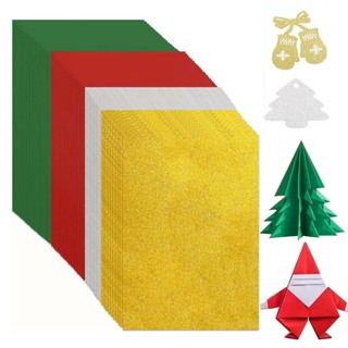  Glitter Cardstock Paper 30 Sheets A4 Sparkle Shinny Paper for  Christmas New Year Crafts Gift Wraps Holiday Party Decorations 15 Colors  250GSM : Arts, Crafts & Sewing