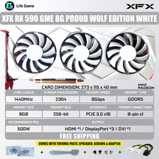 Used white gpu RX 5500 5600 XT 6600 Vega56 GTX 1660 TI 8G 8GB