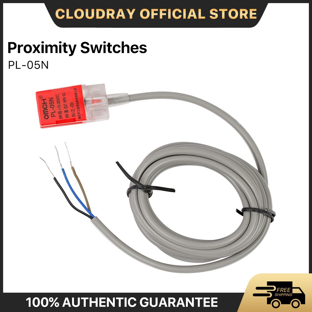 Cloudray Inductive Proximity Sensor Switches PL05N 5mm NPN out DC10