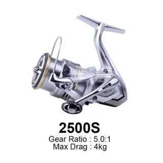 New 2023 Original SHIMANO SEDONA Silver Body Metal Spool Max Drag